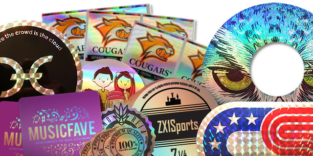 Holographic Stickers - Custom Holographic Printing