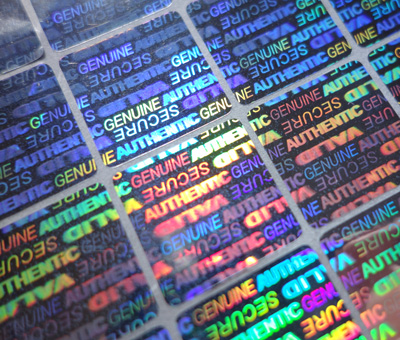 Security hologram stickers and labels